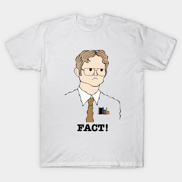 THE OFFICE SITCOM TV CHARACTER FAN ART T-Shirt by cartoonistguy